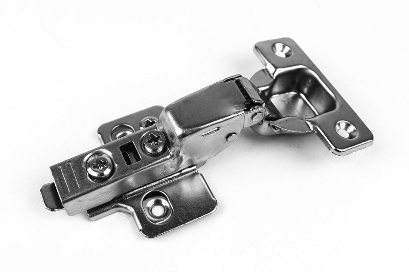 Berta (2 Pieces) Half Overlay Soft Close Frameless Hinges, 110 Degree 6-Ways 3-Cam Adjustment Concealed Kitchen Cabinet Door Hinges - Image 2